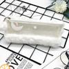 Minimalist Spliced Semi-transparent Pencil Case for Girls Rabbit Japanese-style Cute and Fashionable First-grade Fluffy Portable Stationery Storage