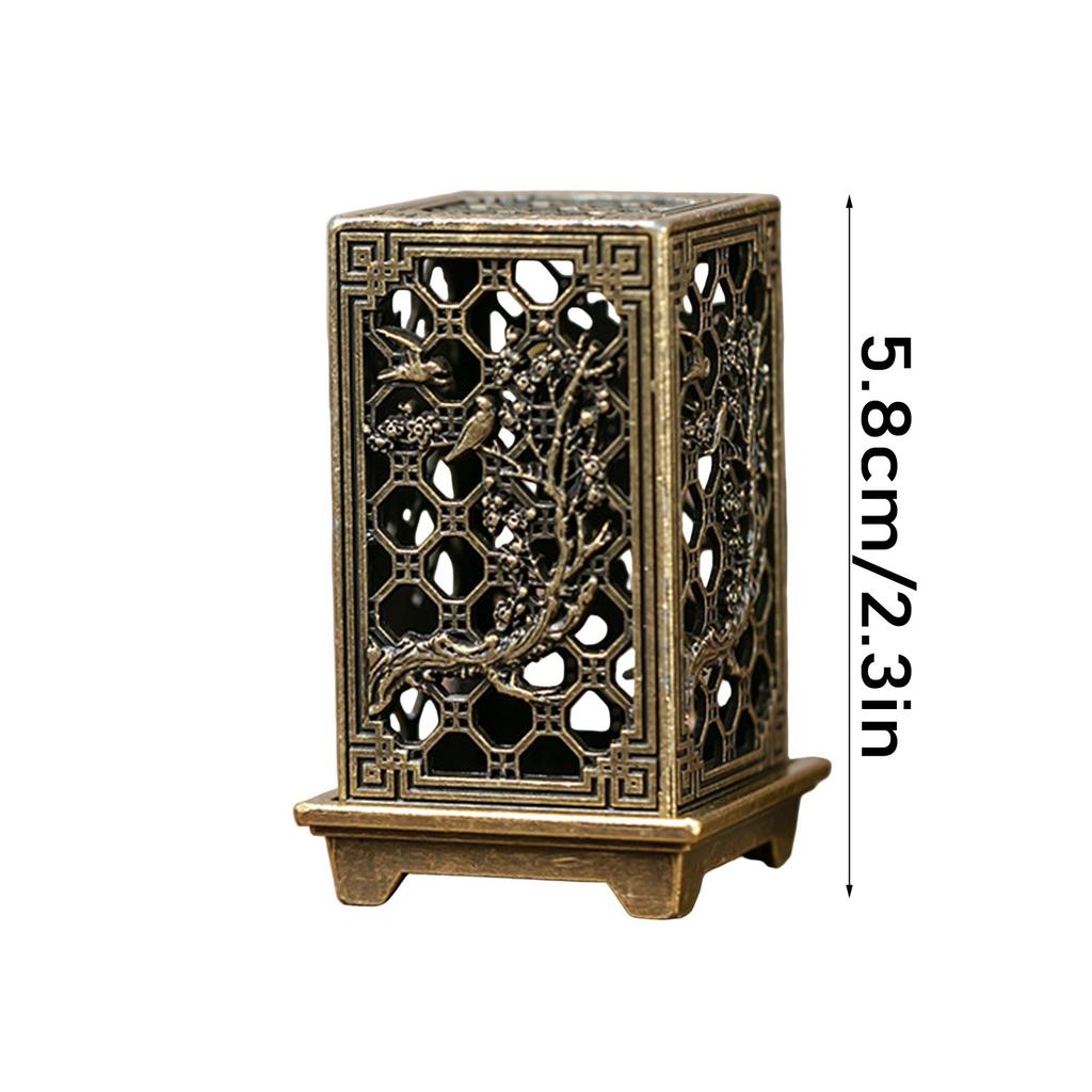 1PC Lotus Incense Censer Buddhist Utensils Incense Burner Durable Alloy Sandalwood House Furnishings Home Office Decoration