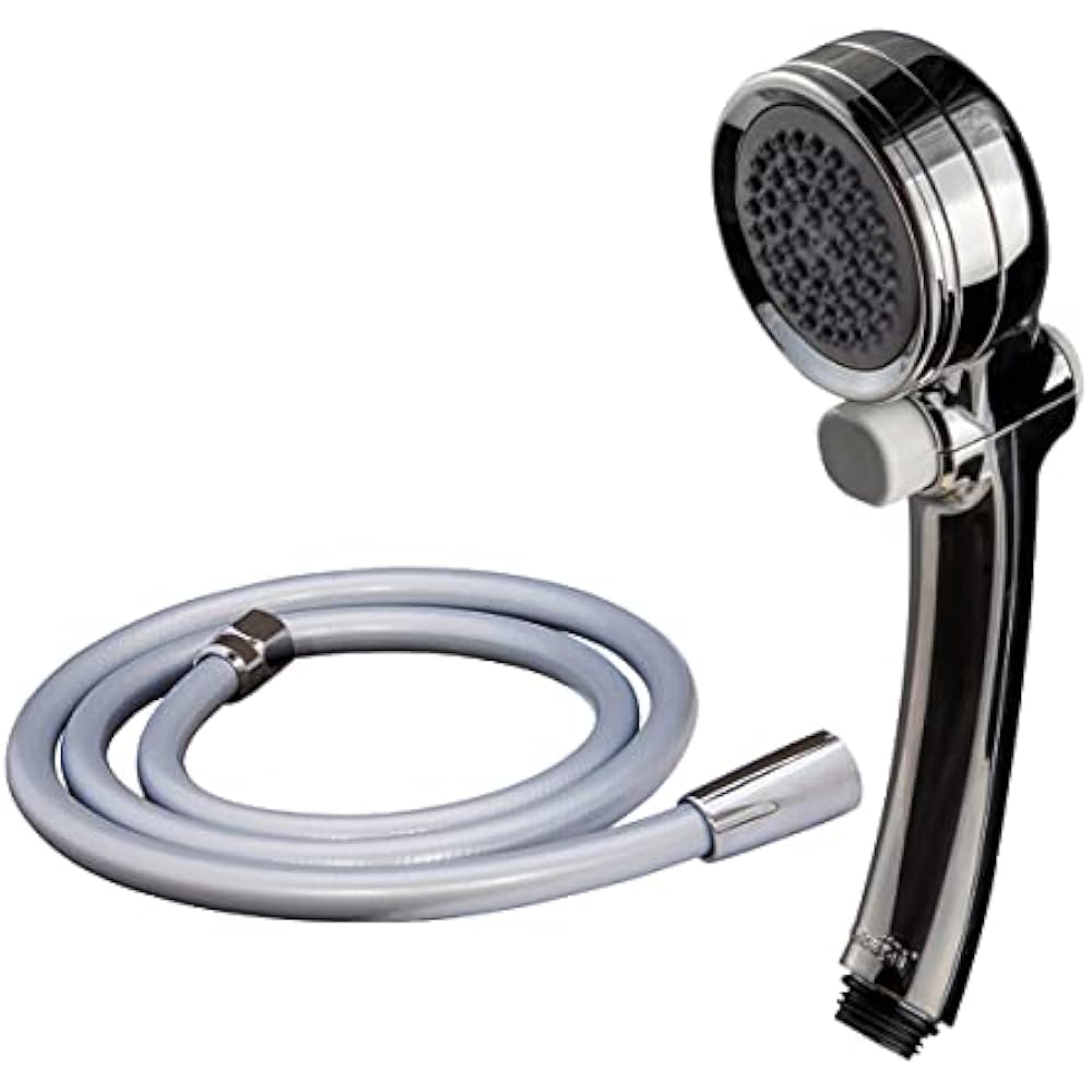 Takagi (Takagi) Shower Head Hose Set, Water Stop Button, Water Saving, Pressure Shower, Comfort, ...