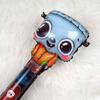 Owls Pumpkin Inflatable Stick Pumpkin Ghost Aluminum Foil Balloon Roll Skull Handheld Stick  Bar