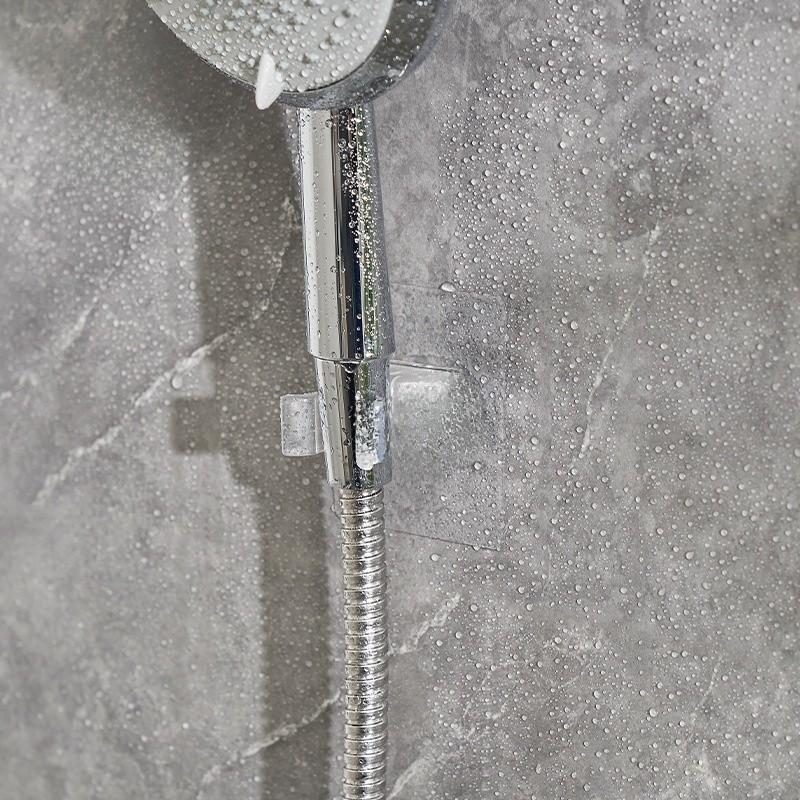 Invisible Adhesive Wall Hook No Drill Damage Plastic Bathroom Broom Hanger Mop