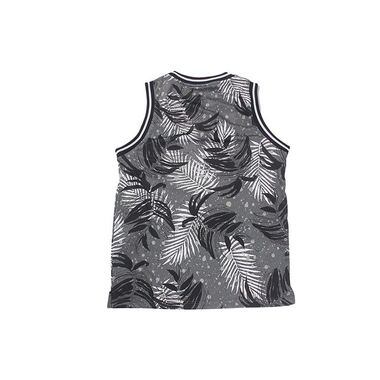 Jordan Wings Palm Print Basketball Vest Men Tops Smoke-Grey CJ4315-084