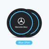 D4Car Coaster Non-Slip Water Cup Holder Anti-dust Mat Accessorie For Benz CLK GLC W212 C200 C300 W203 W204 W205 W169 W176 GLC