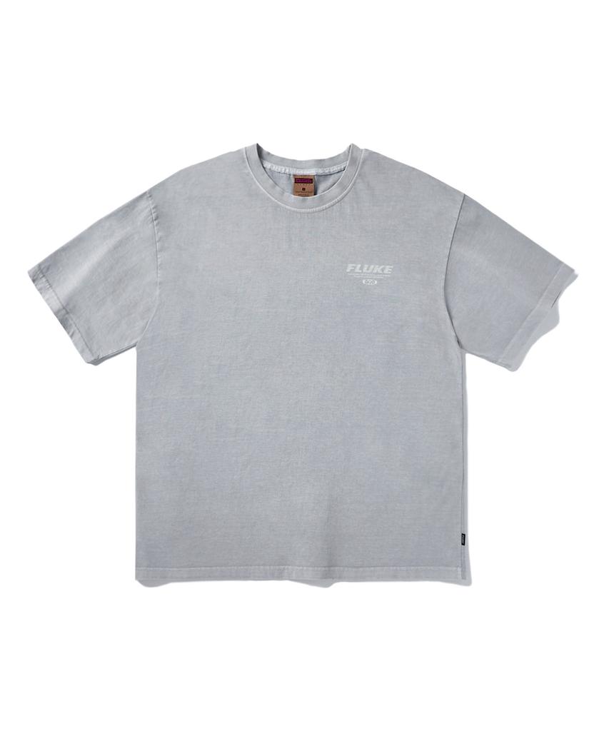 Peullukeu Carabiner Pigment Short Sleeve T-Shirt Light Grey Fst744