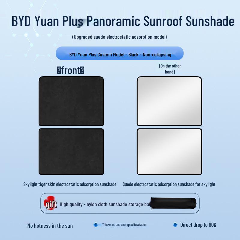 BYD Seal Tang Han Suede Heat Insulation Sunroof Shade