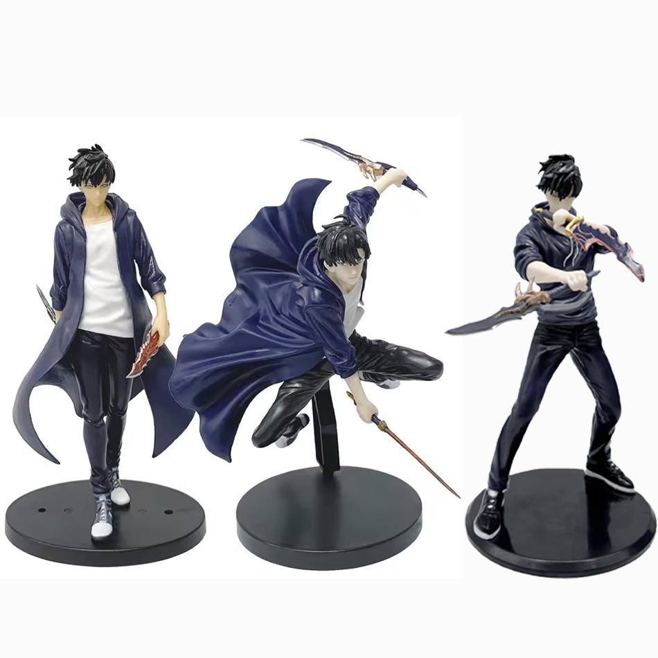 Solo Leveling Shadow King Figure Sung Jinwoo Cheng Xiaoyu Handheld Model Desktop Ornament Anime Collection Model Gift