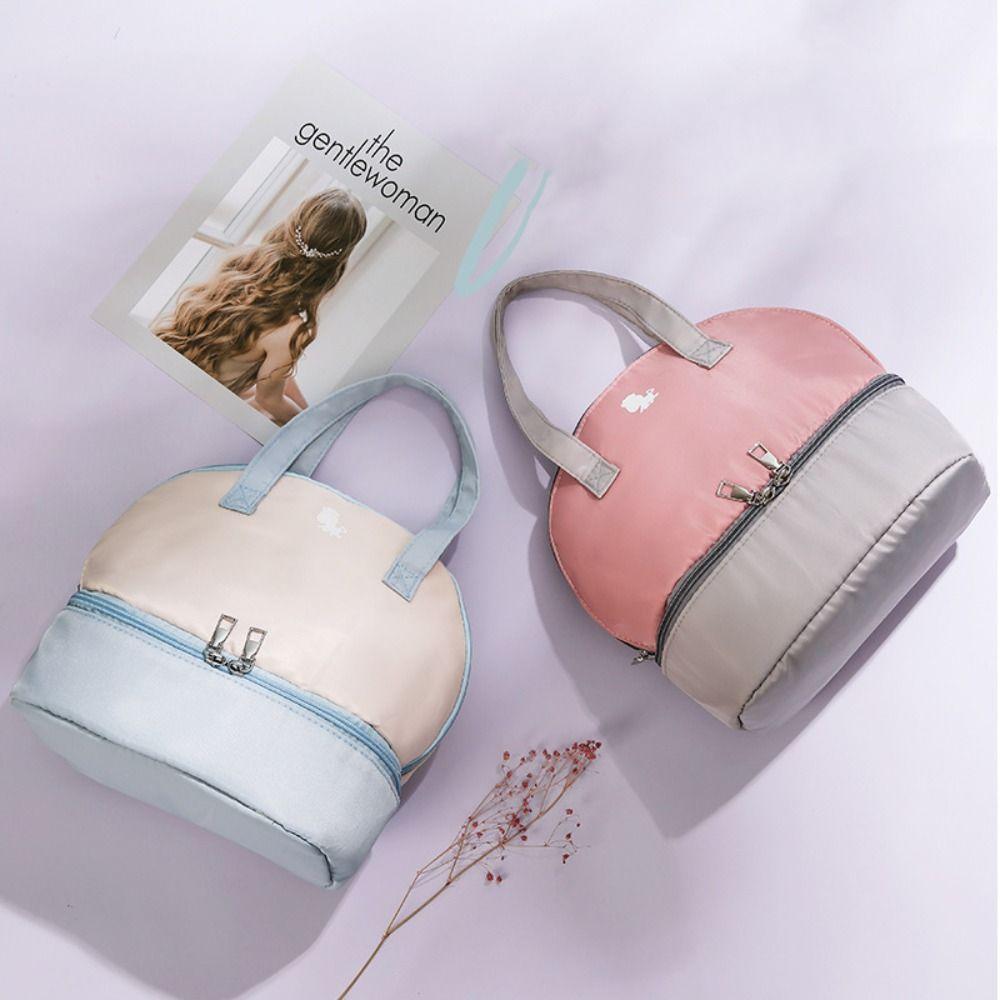 Portable Split Type Storage Bag Lightweight Lunch Bag Durable Mommy Bag  Drink
