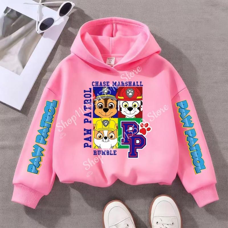 PAW Patrols Kids Sweatshirt Cartoon Chase Skye Printed Hoodie Trendy Long Sleeve Hoodies Girls Tops Clothing Boys Clothes Gifts