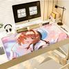 Gaming Mouse PadDesk Mat Antislip Stitched Edges Cute Magical Anime Girl  Pink Wand Print Gaming Keyboard Mat for Gamers