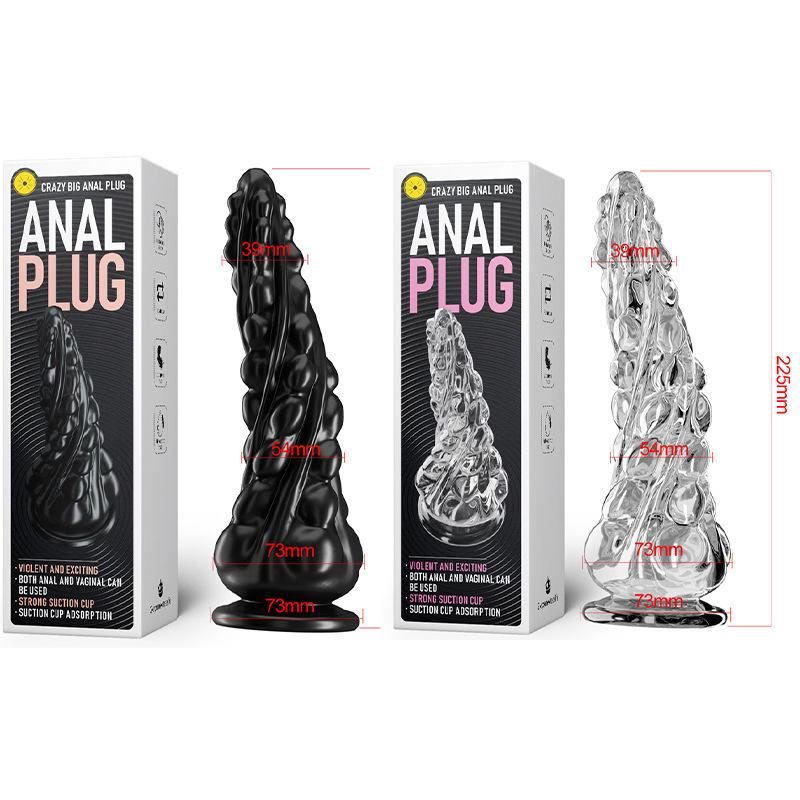 Flower Explosion Suction Cup Anal Plug for Men and Women with SM Backyard Masturbation Device Deformed Anal Plug Adult Sex Toys