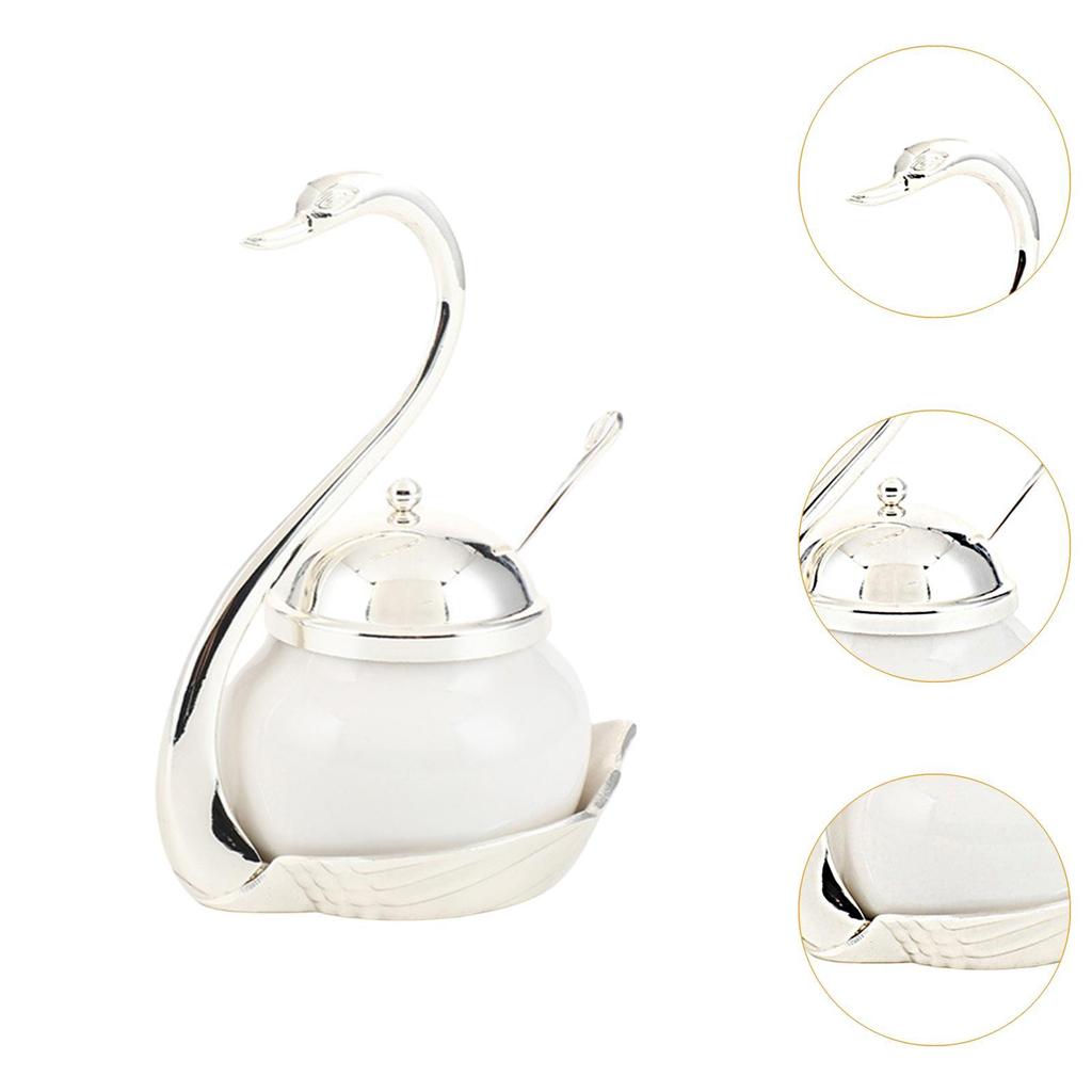 Seasoning Jar Pottery Seasoning Pepper Box Seasoning Container Condiment Pot Sugar Bowl for Salt Farmhouse Party Buffets Pepper