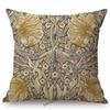 Klassisk Morris Blomster Blomstermønster Pimpernel Rød Gul Rosa Blå Hjem Dekorativ Kunst Sofa Putetrekk Lin Putetrekk