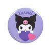 Sanrio Mini-Beutel mit Badge-Charakter Hauptpreis 3. Ausgabe Bunte Herz-Serie Kuromi Kuromi Charakter 432911 (SANRIO) Kuromi-chan