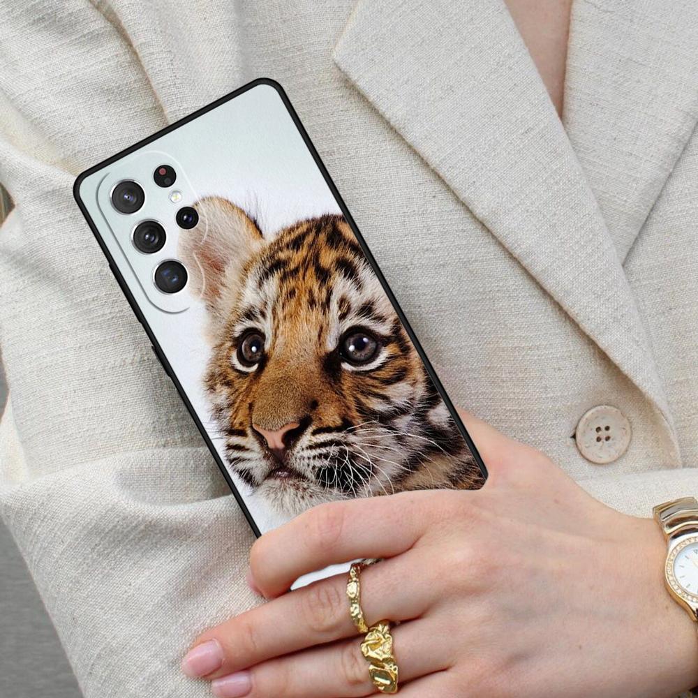 Tiger Cell Phone Case for Samsung Galaxy S26 Ultra S25 S24 S23 S22 S21 S20 Note10 Cover