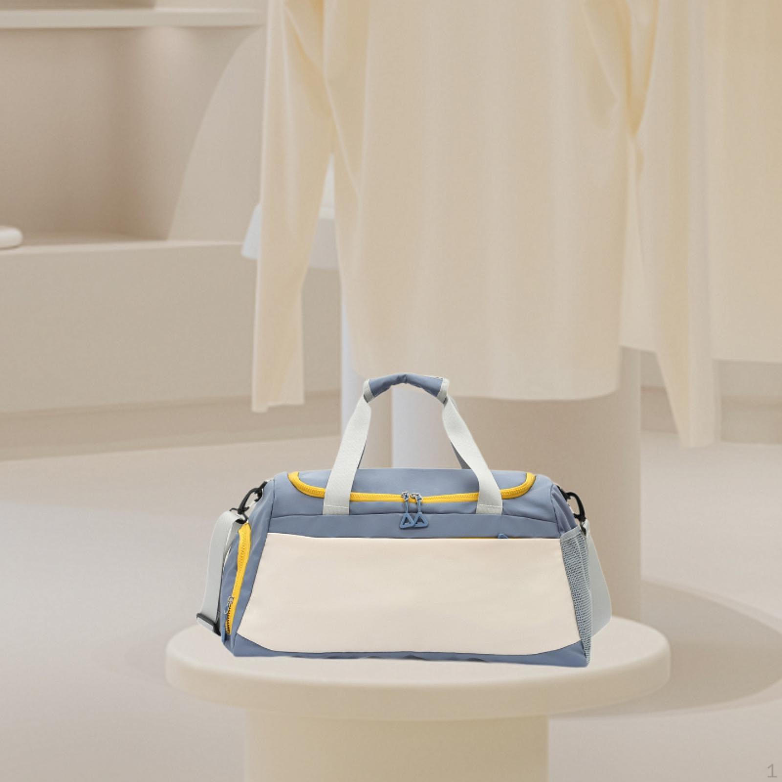 

Дорожная сумка для занятий в спортзале и путешествий Beige Blue