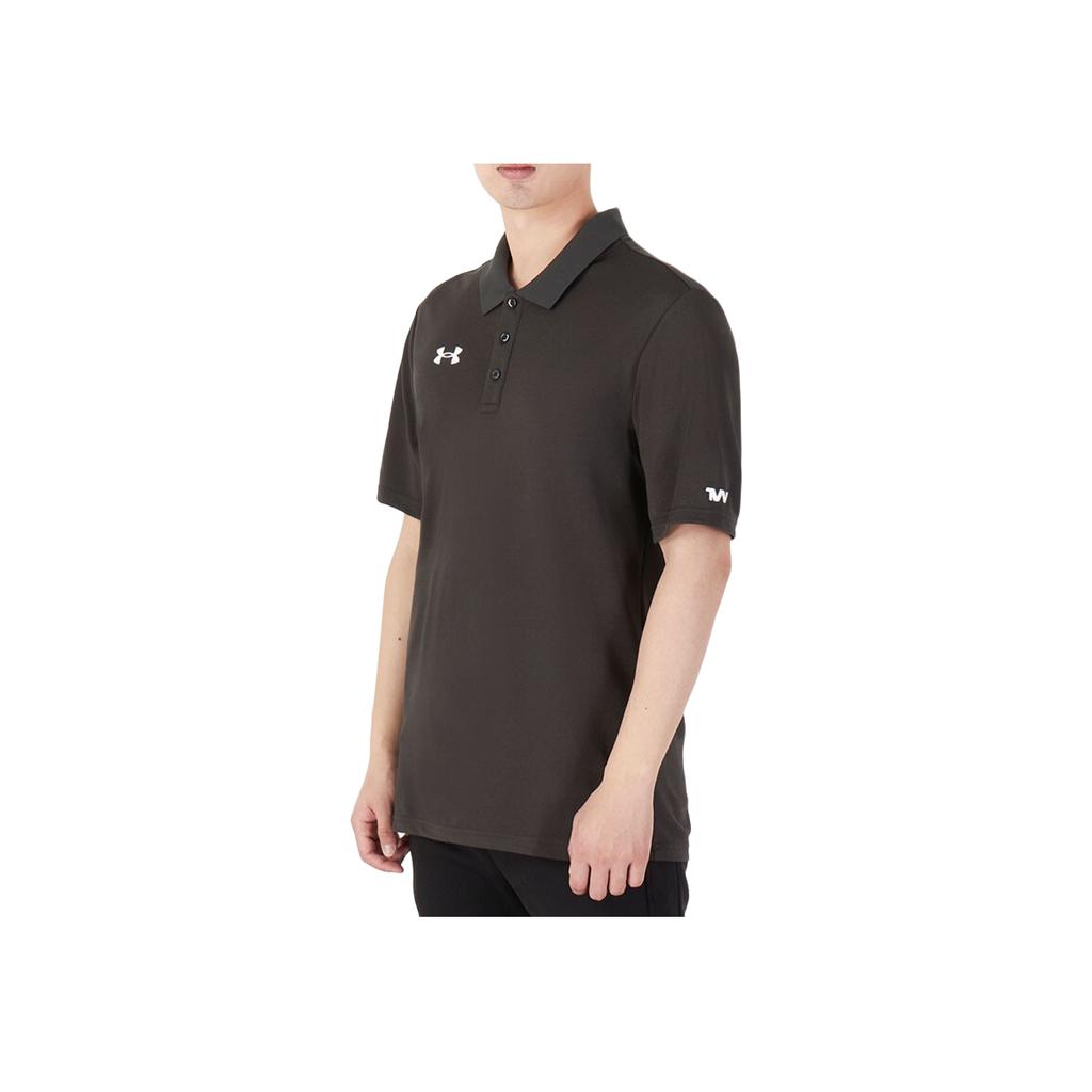 Under Armour Casual Sports Breathable Training Short Sleeve Polo Men Tops Deep-Grey 21500537-010