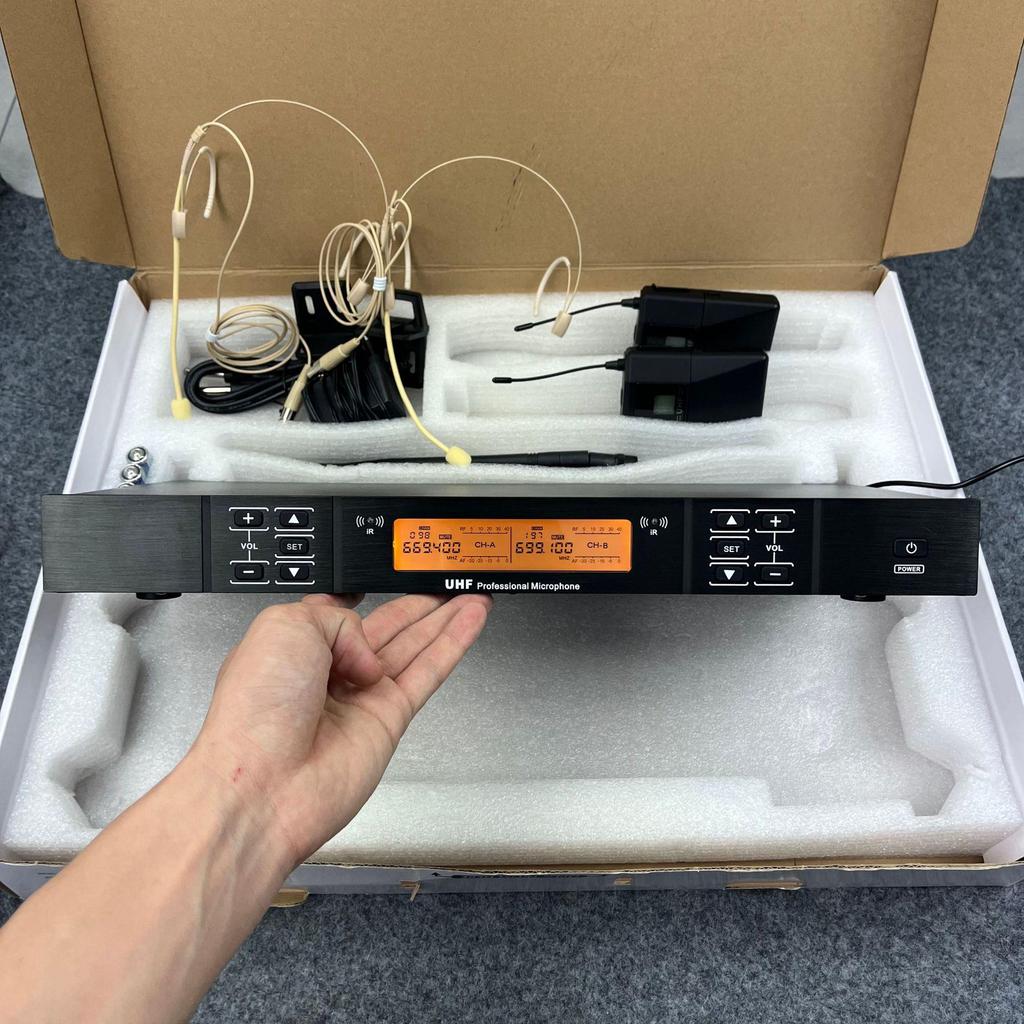 U Band Infrared Wireless Microphone Lavalier & Headset