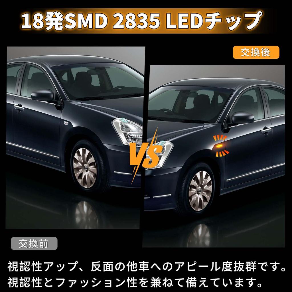 NEIFILES Skyline Gt-r R34 Murano Z50 Side Marker LED Presage U31 Tiana J31 Wing