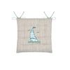 Galette de chaise marine 38x38 cm Marin