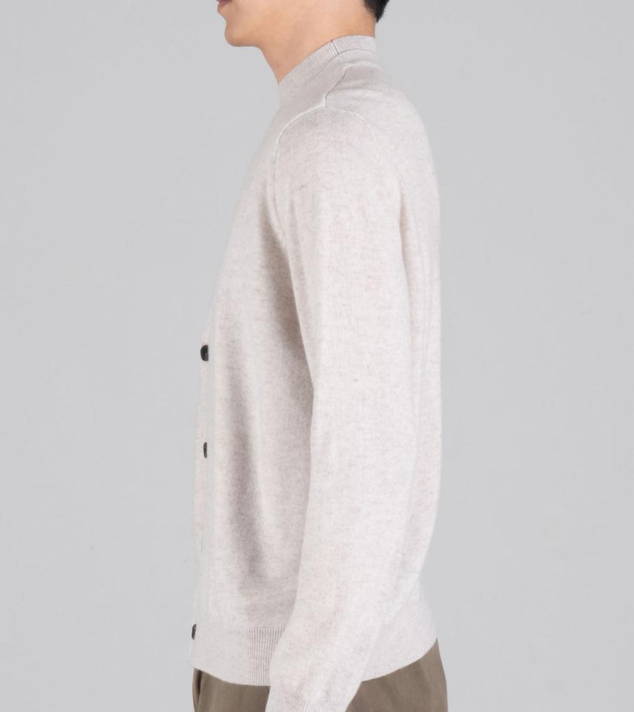 Beoteunseoul 90% Wool Cardigan Layered Knit (Ivory)