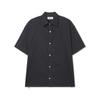 APOSTROPHE COMMA Horizon Nylon String Short Sleeve Shirt_Black