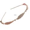 Women's Retro French Rhinestone Leaf Headband Hair Accessory