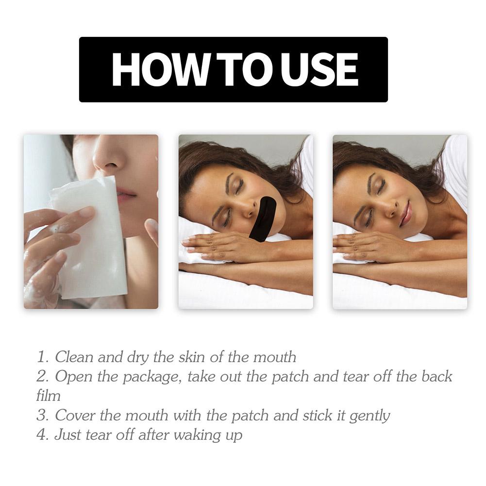 Anti Snoring Mouth Patch - Reduce Snoring Sticker & Nose Breathing Orthosis Tape,Improves Sleep Quality & Promotes Better Breath