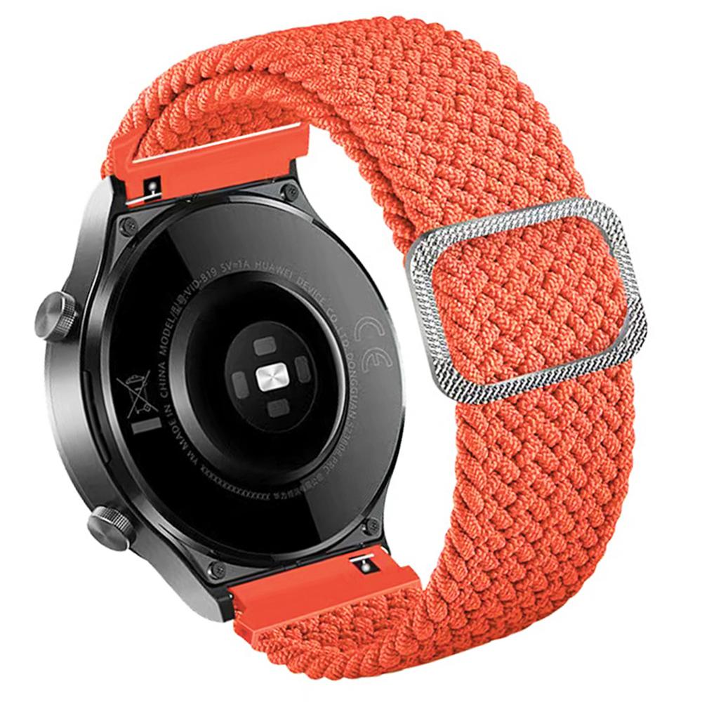 

22mm Woven Nylon Loop Strap For Realme Watch S 3 2 Pro Magnetic Buckle Bracelet For Realme Watch S2 Sports Breathable Watchbands 1Pcs 22mm помаранчевий