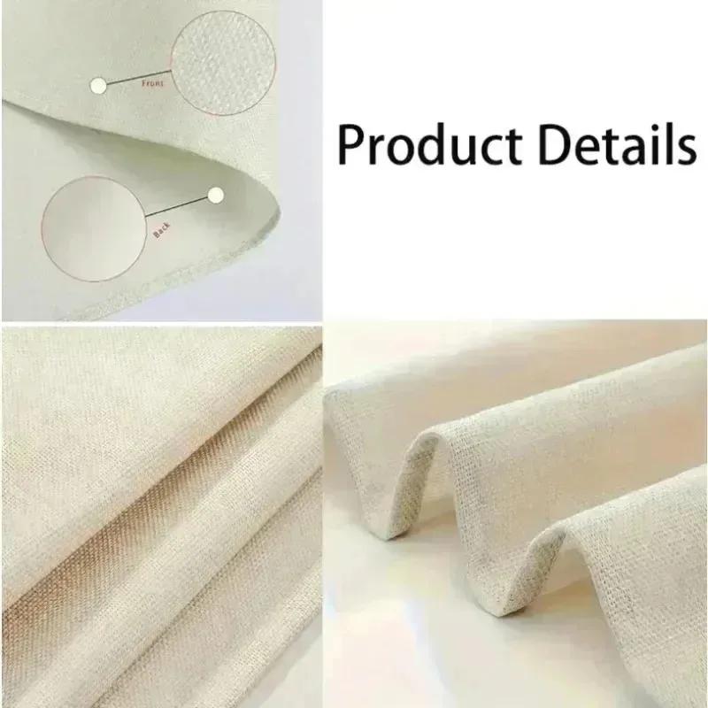 4/6/8pc Lemon Printed Summer Linen Placemat Fresh Holiday Dining Table Mat Decoration for Wedding Party Home Gathering