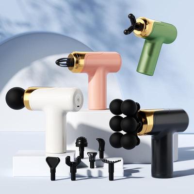 Compact Muscle Relaxer: Multi-head Mini Fascia Gun for Cervical and Full-Body Massage