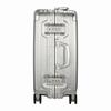 [Sifre] TRIDENT TRI1030 Hard Suitcase, Aluminum-Look, 33L, 3.8kg, Silver, Made In Japan with a 5-Year Warranty.