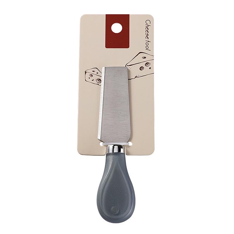 Käsemesser & Gabel Set aus Edelstahl mit Marmeladen-Butterspachtel - 3-teiliges Set