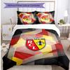 Lens FC Printed 3PCS Bedding Set Breathable Duvet Cover with Pillowcases Decorative Bed Linen for Bedroom Home