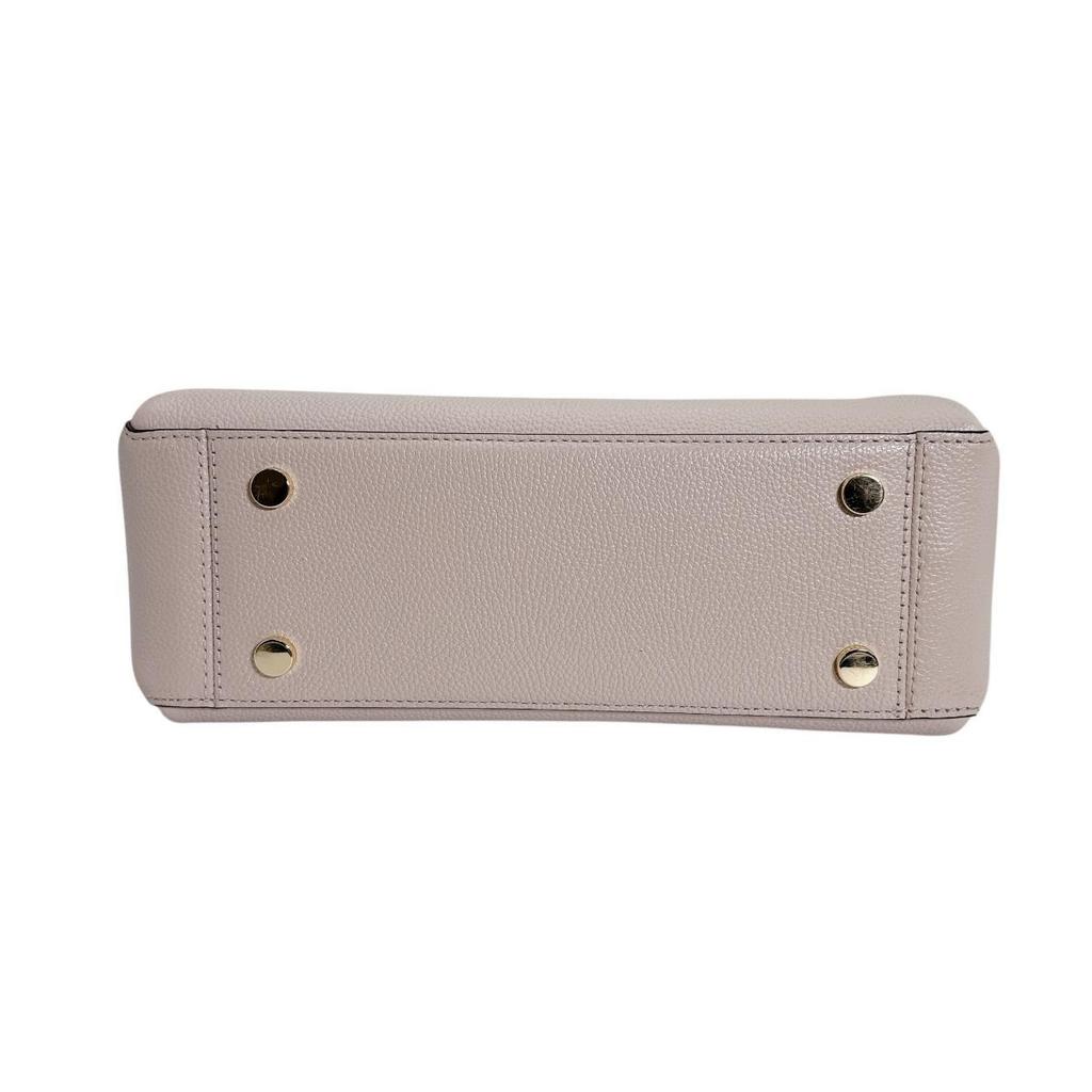 Michael Kors Shoulder Bag Handbag Cowhide Pink Beige Women Used