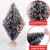 Mini Colorful Heart Sequin Pine Needle Christmas Tree For Festive Holiday Decoration