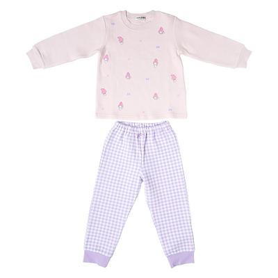 Quilted My Long Top and Bottom 237477 Kids' Pajamas, Melody, 120cm, 100% Cotton, Sleeve, Set,