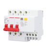 Residual Current Circuit Breaker 3P+N Miniature Circuits Breakers DIN Rail Mount AC 400V