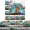 Ocean Maui Moana Bedding Set 3d Design Cartoon Duvet Cover Pillowcase King Queen
