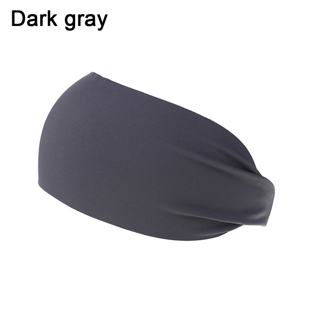 Non Slip Moisture Wicking Fluorescence Color Yoga Hair Bands Fitness Sweat Bands Sports Headband Running Hairband