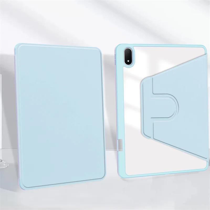 

Чехол для Oneplus Pad 3 One Plus Pad 3 13,2 дюйма с держателем для карандаша, вращающийся на 360 градусов, из ПУ-кожи, акриловый, прозрачный, с жесткой подставкой For Oneplus Pad 3 небесно-голубой