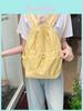 Fashionable Puffed Nylon Backpack With Drawstring For Daily School Use