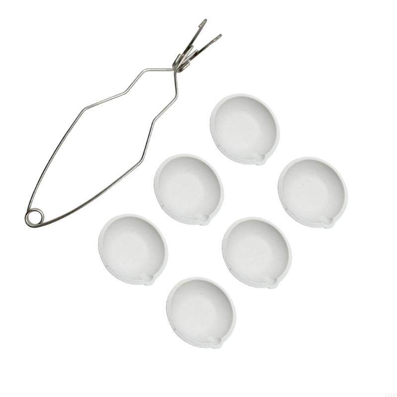   Heavy Duty Melting Crucible Bowl Dish Cup Collection Includes Multiple Capacity Bowls And Tongs For Extreme Heat Casting