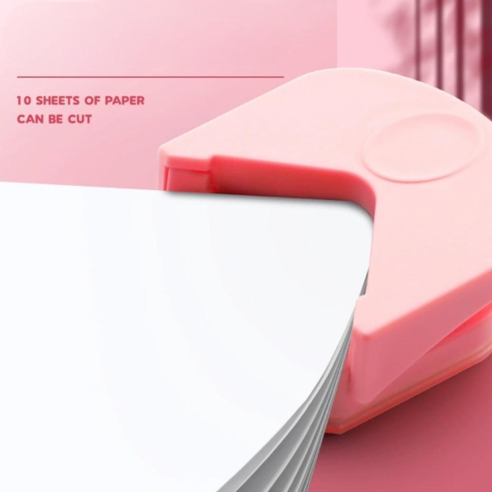 1 R4 rounded corner punch tool for laminated cards, jams, scrapbooks and DIY crafts - 4mm manual paper cutter -