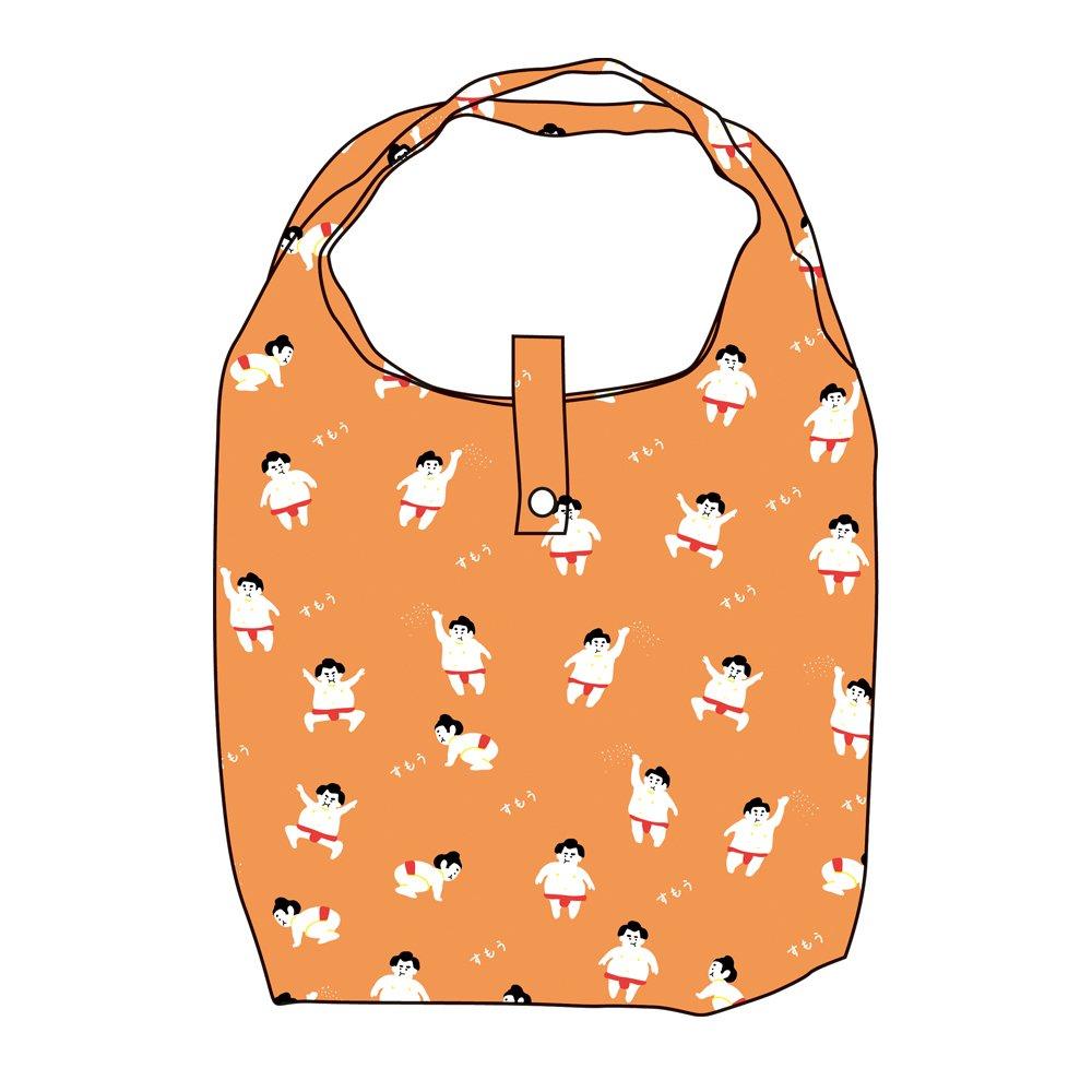 

Nor Corporation Eco Japanese with Storage Loose Sumo Bag, Pattern, Foldable, Pouch, Design, ECZ-1-36 оранжевый