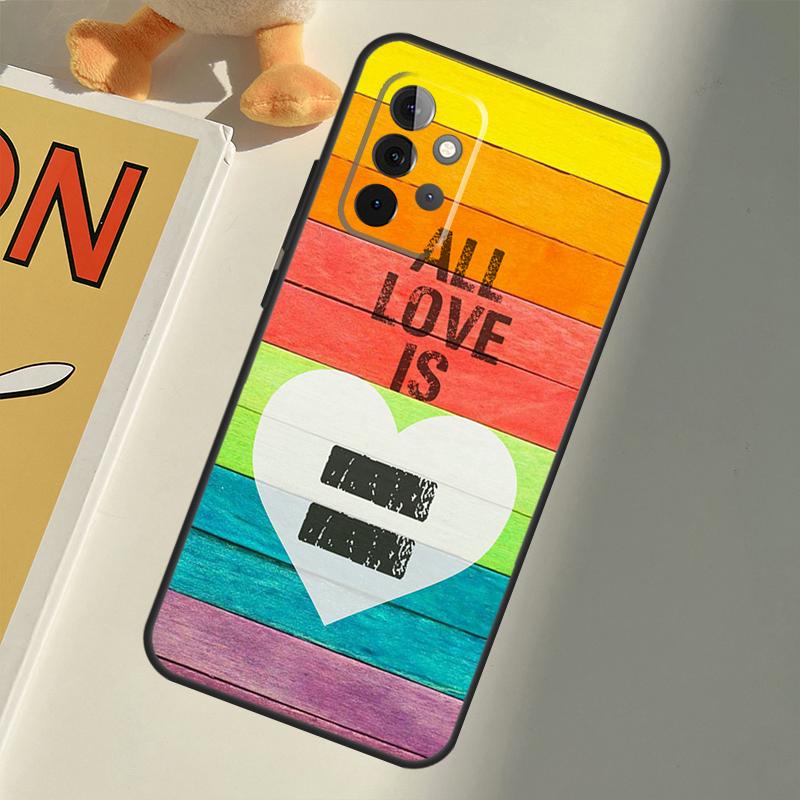 LGBT Pride Love For Samsung Galaxy A33 A36 A56 A26 A16 A15 A55 A53 A35 A22 A32 A52 A54 A34 A14 A05 A06 Case