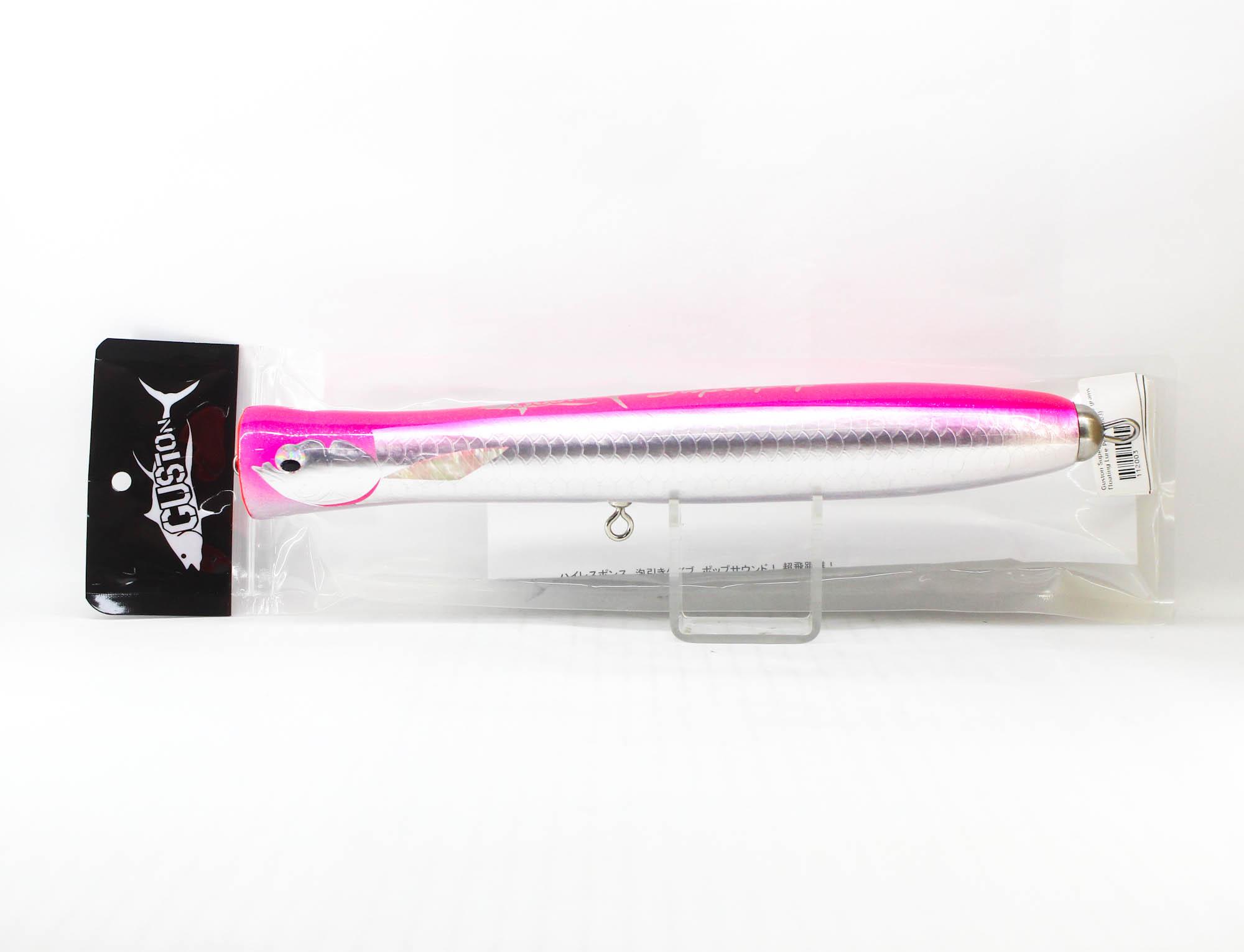 

Приманка Guston Lures Super Pop 250 160 грамм Плавающая Розовая (2003)