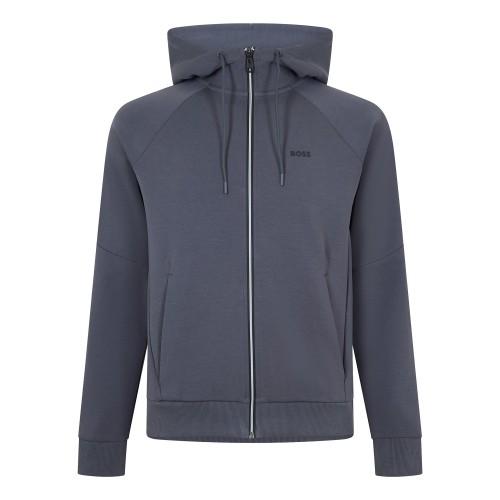 Boss Mens Raglan Full Zip Hoodie