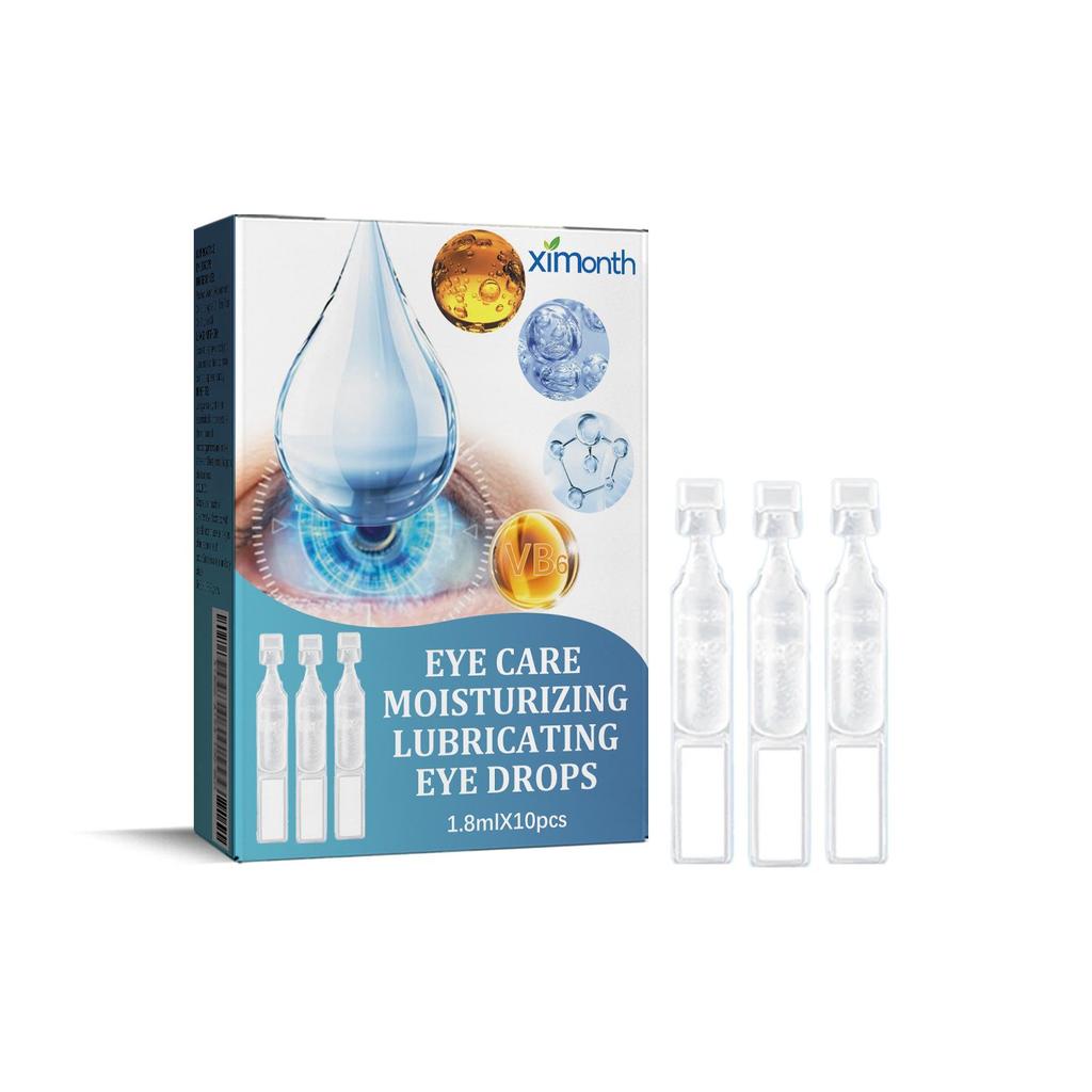 1.8ml*10pcs Eye Drops Relieve Eye Discomfort Repair Eye Fatigue Dryness Blurred Vision Moisturizing Eye Care Solution
