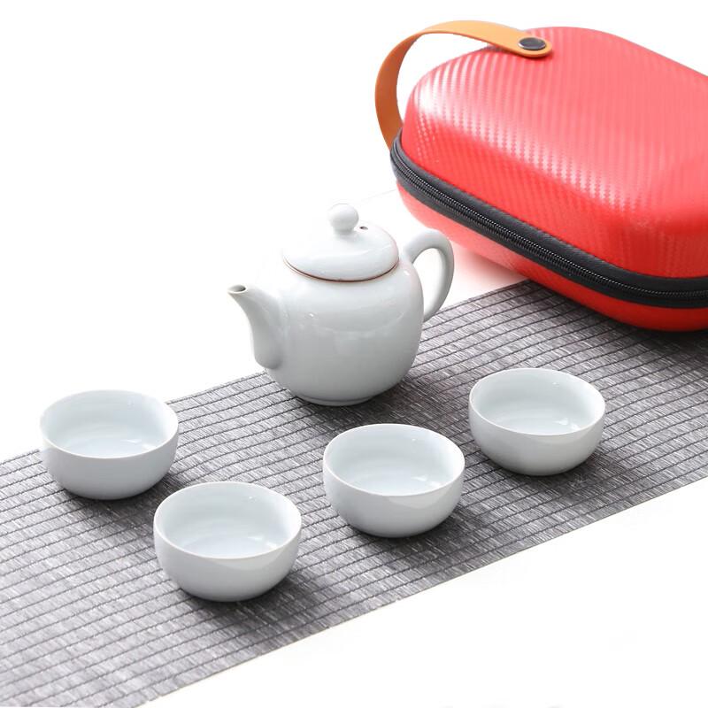 Bafangli 'Fuman Tianxia' 5-Piece Ceramic Tea Set