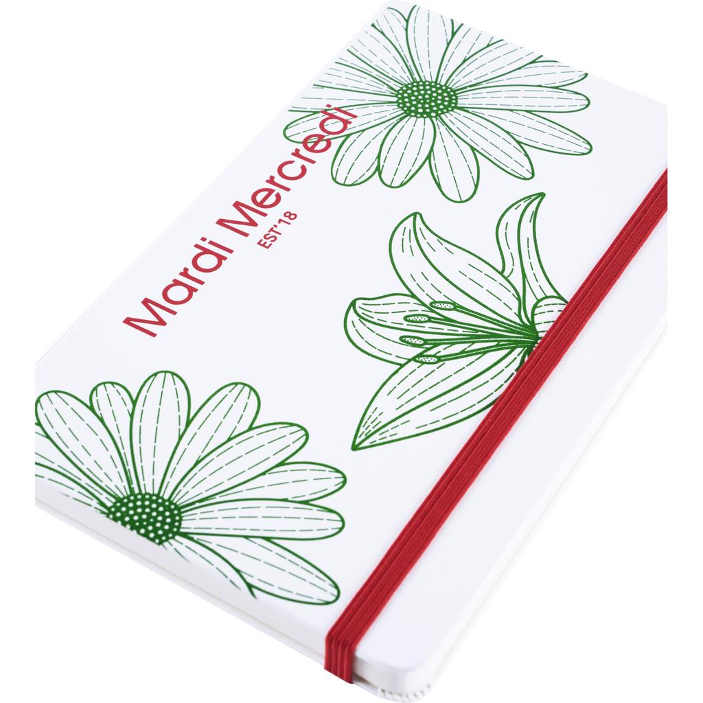Moleskine X Mardi Mercredi Notebook, Hardcover, Horizontally Ruled, Large Size (13cm X 21cm), White, SENTBHL6625MI